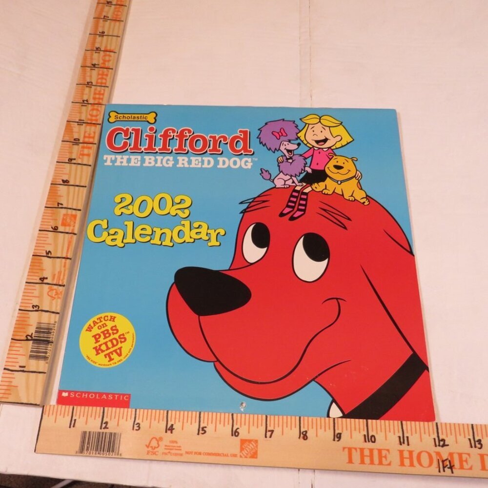 Clifford Calendar 2002 Scholastic (Complete Calendar) Big Red Dog